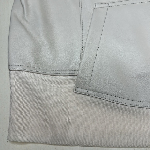 NWOT Peace Love World Leather Mixed Media Jacket Size 4 - Picture 16 of 16